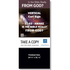 VPG-17.3 - 2017 Edition 3 - Awake - "Is the Bible Really From God?" - Cart